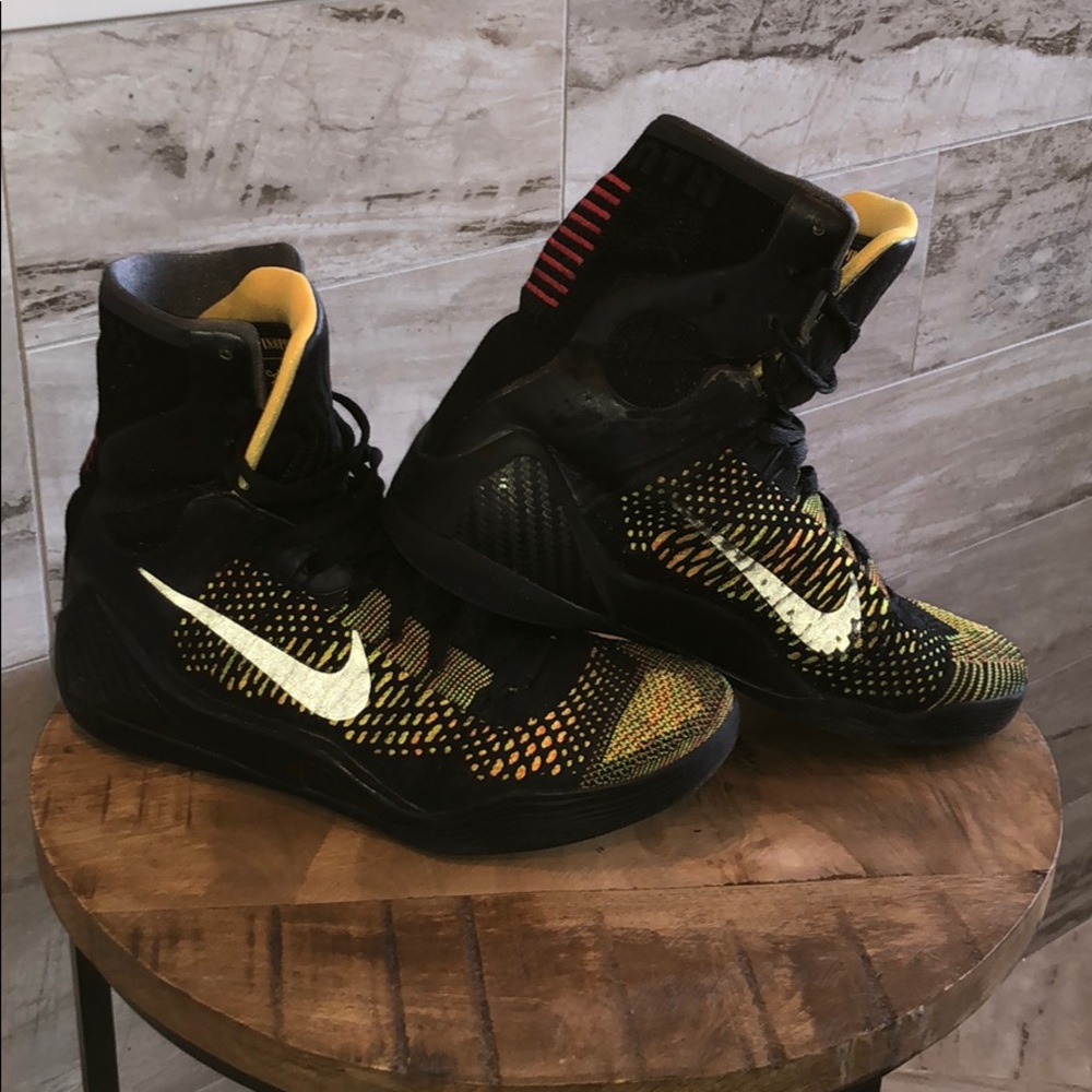 NIKE KOBE 9 ELITE INSPIRATION BLACK YELLOW